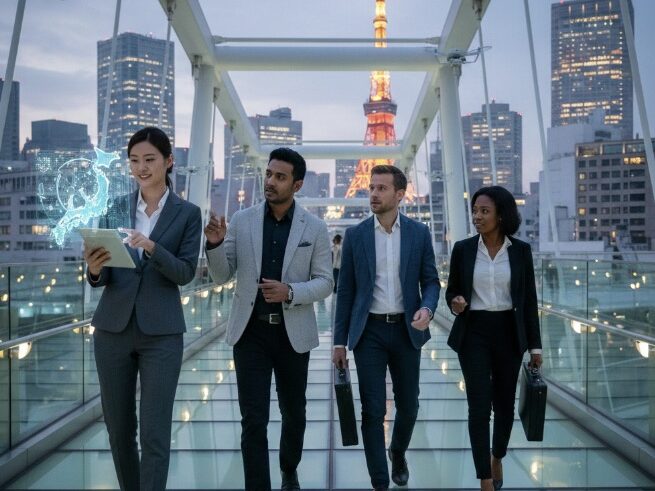 技人国ビザのエリート外国人